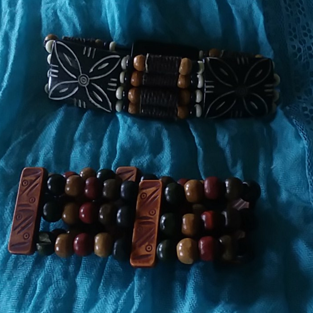 African Wooden Bracelets